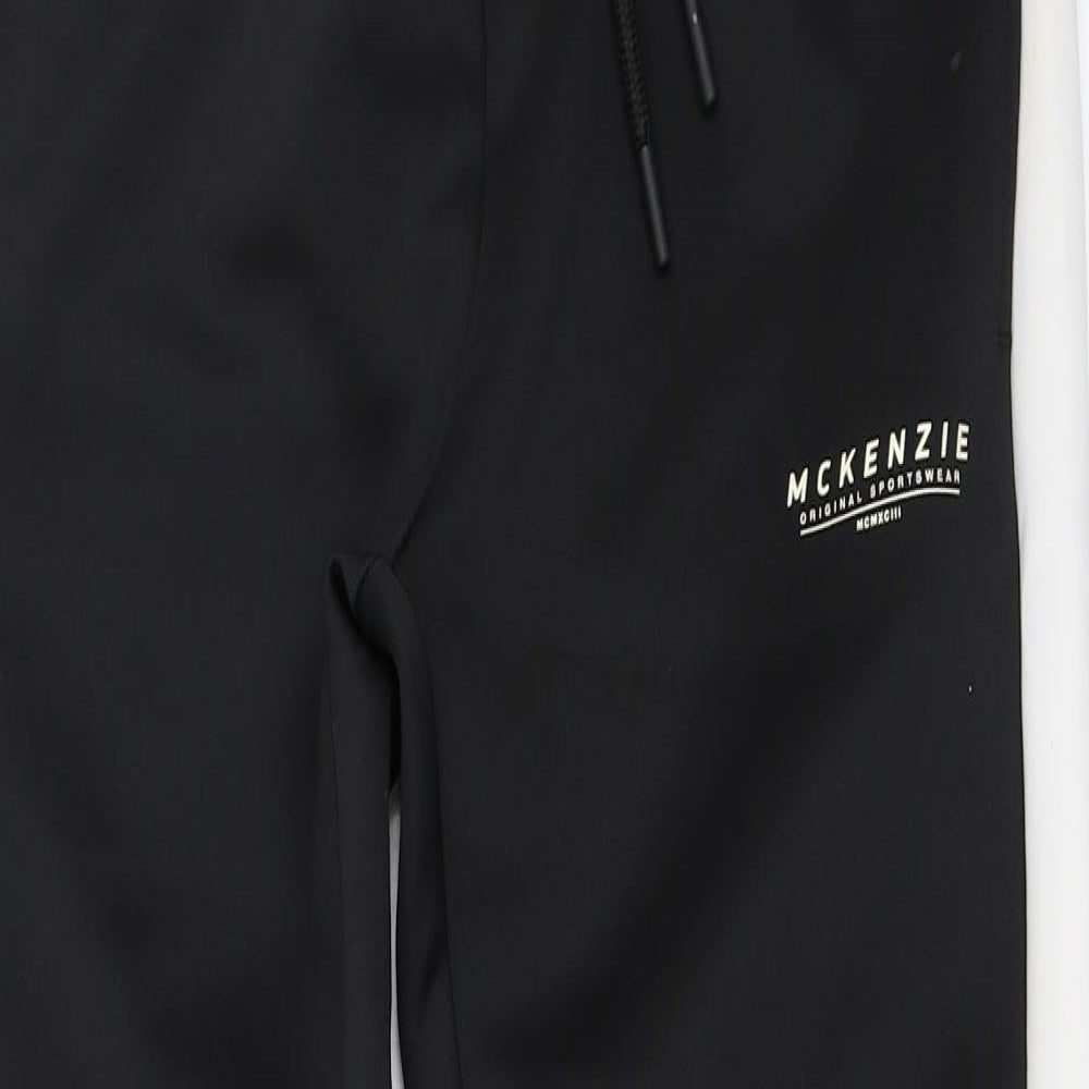 McKenzie Mens Black   Jogger Trousers Size M L28 in