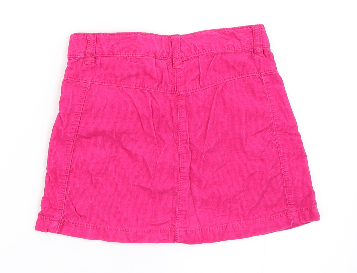 NEXT Girls Pink  Corduroy Mini Skirt Size 5 Years