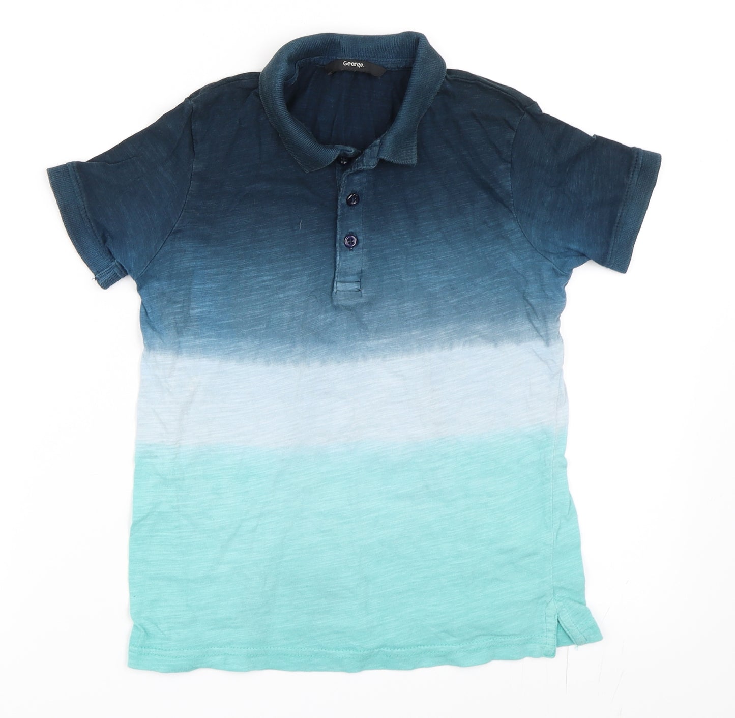 George Boys Blue   Basic Polo Size 6-7 Years