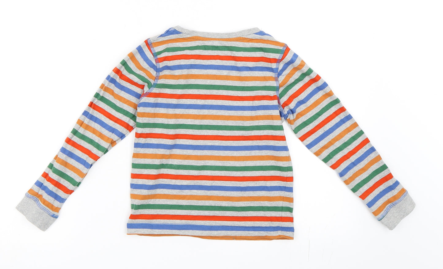 TU Boys Multicoloured Striped  Basic T-Shirt Size 6-7 Years