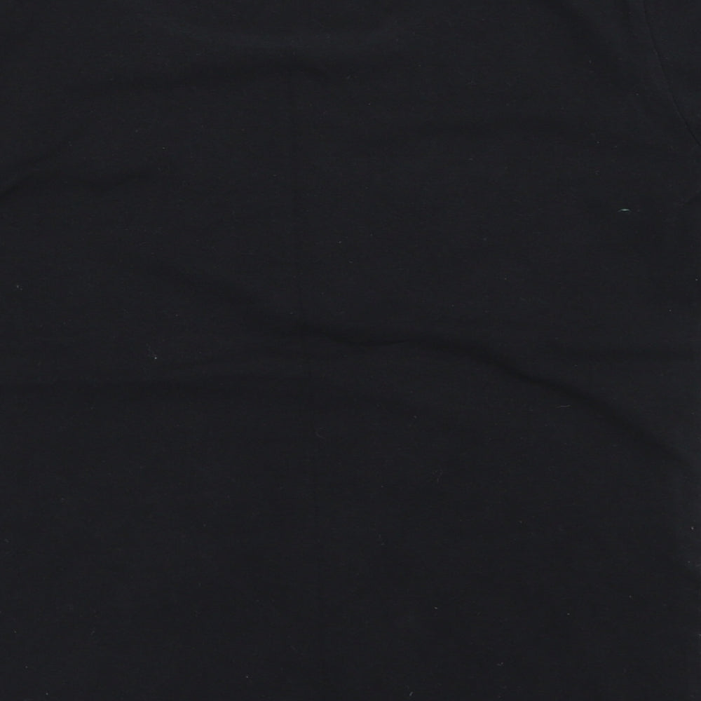 Aftershock Womens Black   Basic T-Shirt Size M