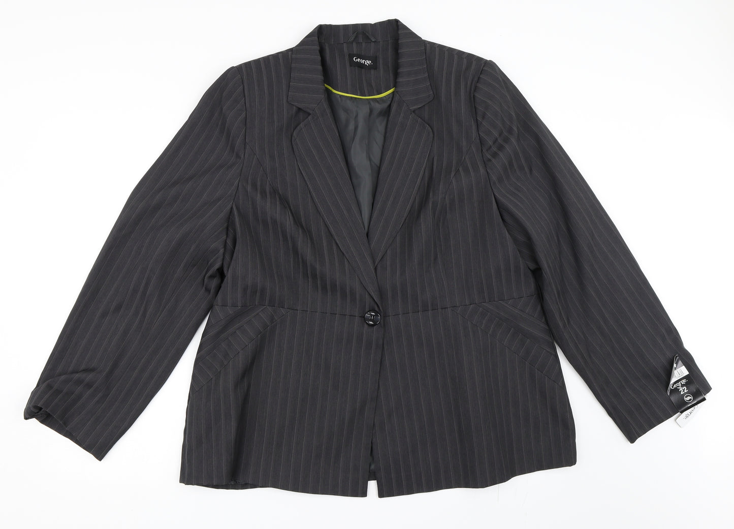 George Womens Grey   Jacket Blazer Size 22