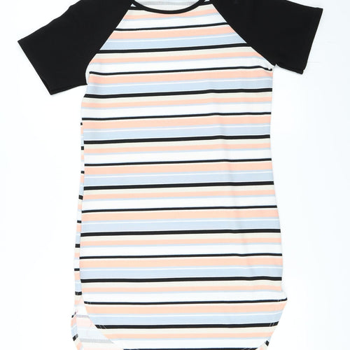 Select Womens Black Striped  Shift  Size 12