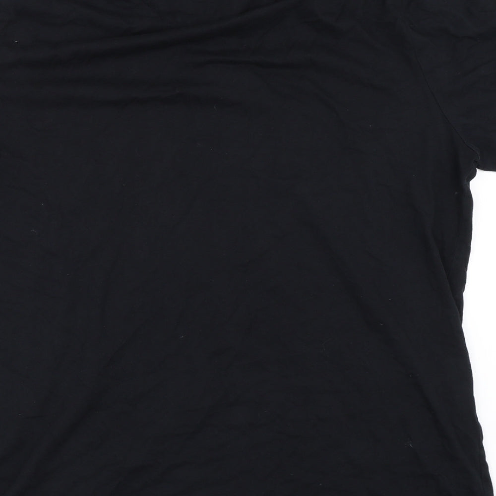 F&F Mens Black    T-Shirt Size L