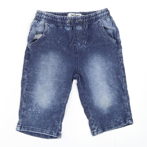 John Baner Boys Blue  Denim Bermuda Shorts Size 8 Years
