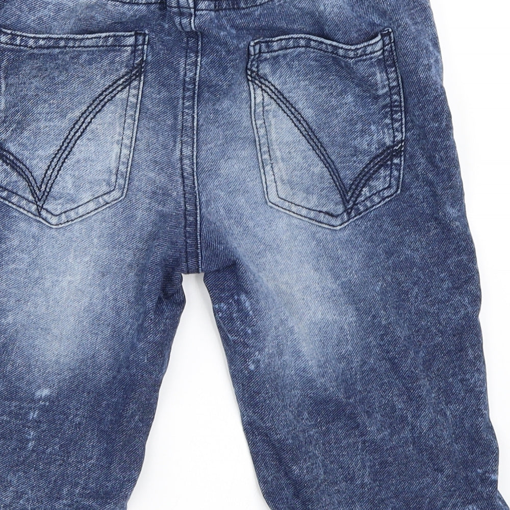 John Baner Boys Blue  Denim Bermuda Shorts Size 8 Years
