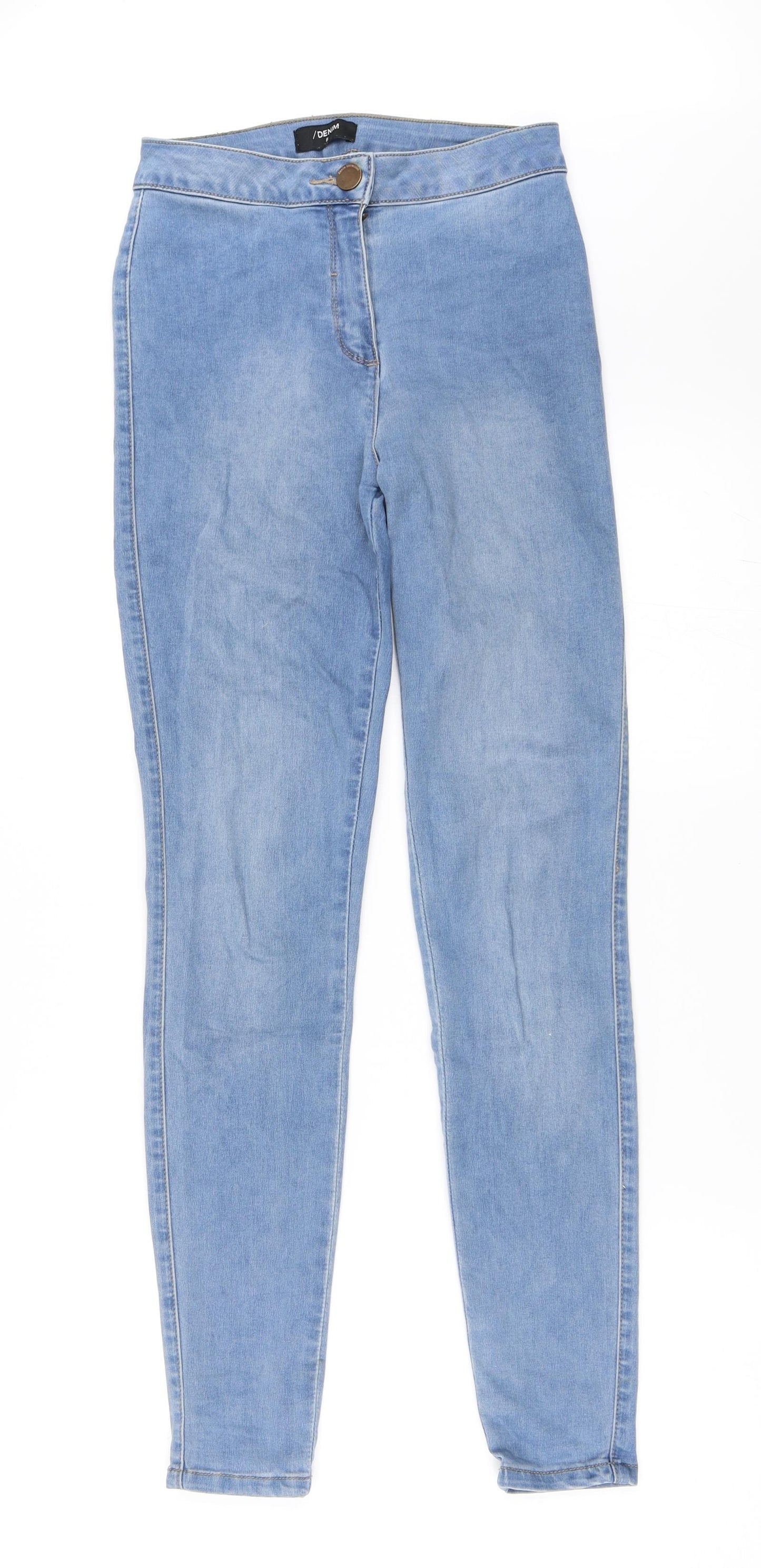 Matalan Womens Blue  Denim Skinny Jeans Size 8 L29 in