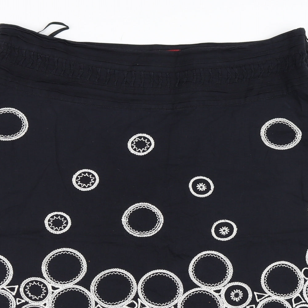 Monsoon Womens Black   Flare Skirt Size 14