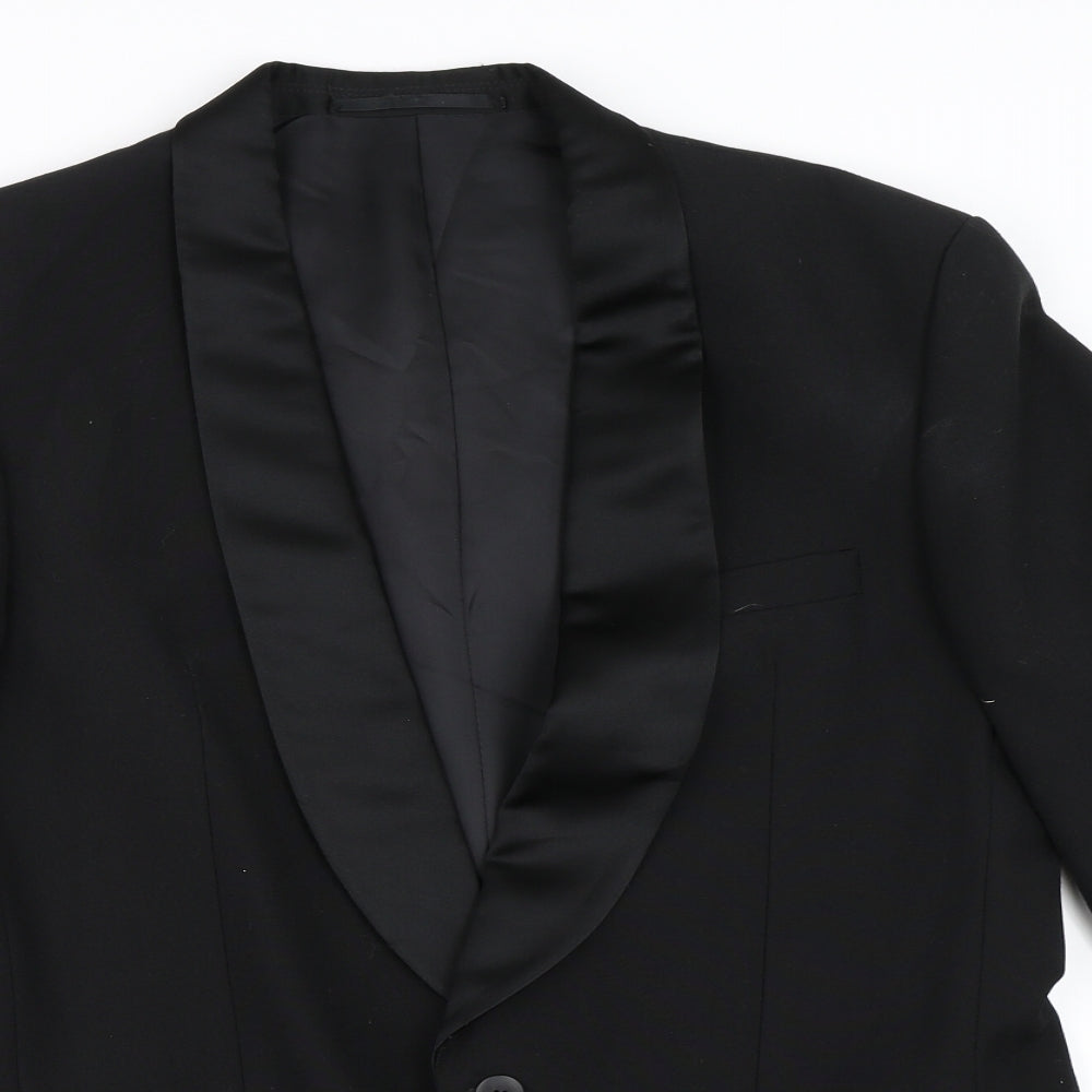 C&A Mens Black   Jacket Blazer Size 40