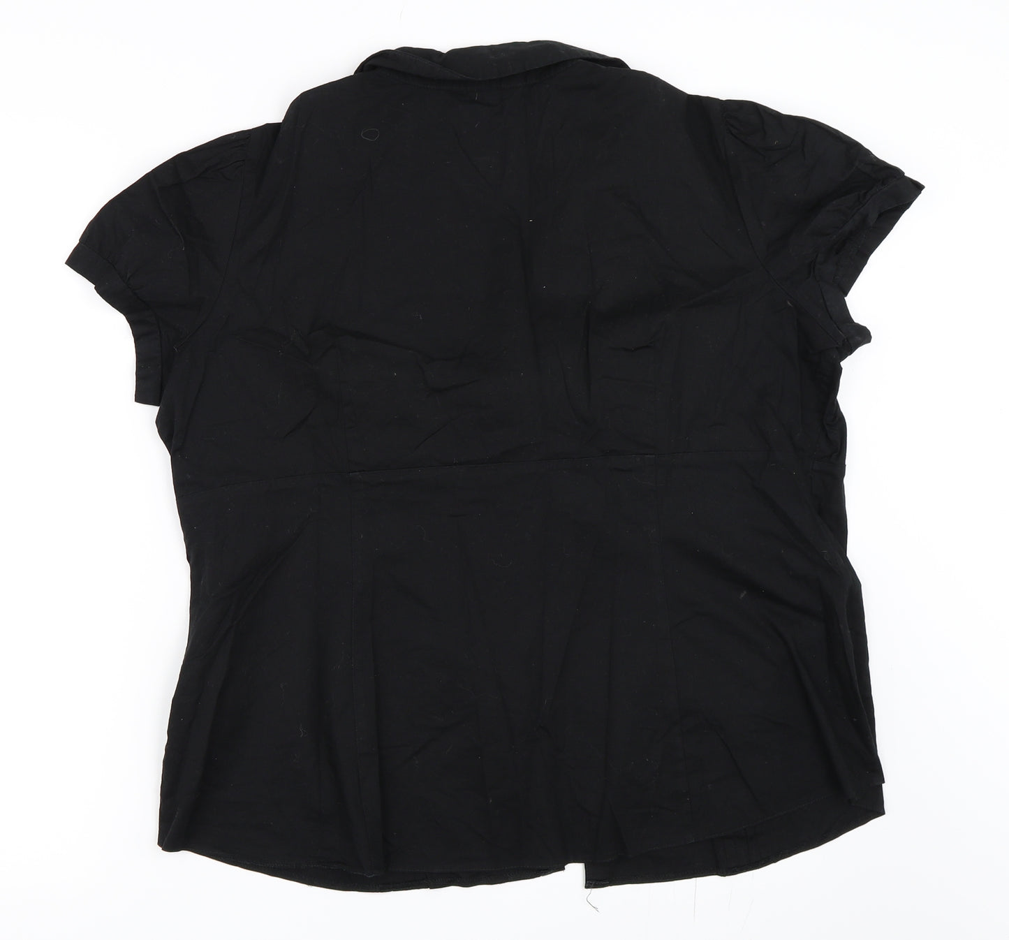 Dorothy Perkins Womens Black   Basic Blouse Size 20