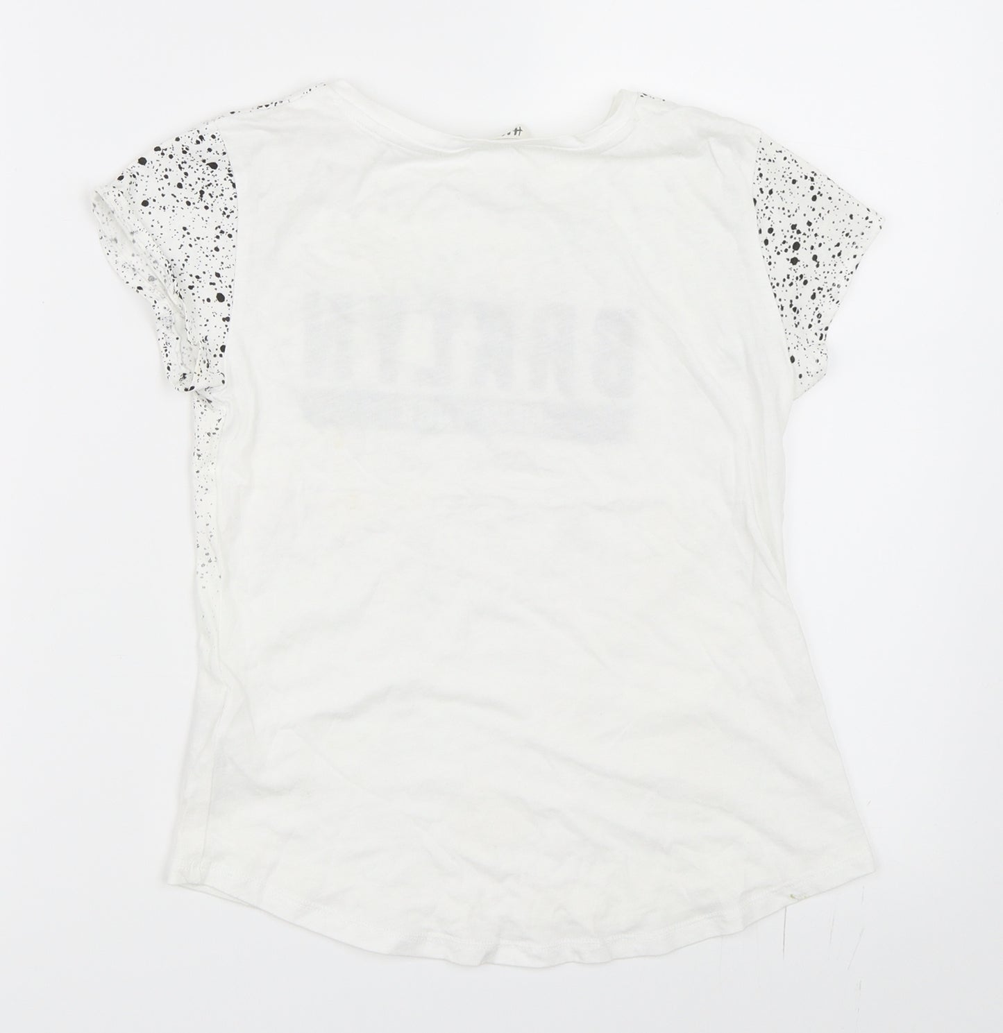 H&M Boys White   Basic T-Shirt Size 9-10 Years  - new York