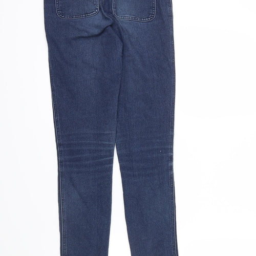THE ROCKN REV Womens Blue   Skinny Jeans Size 6 L30 in