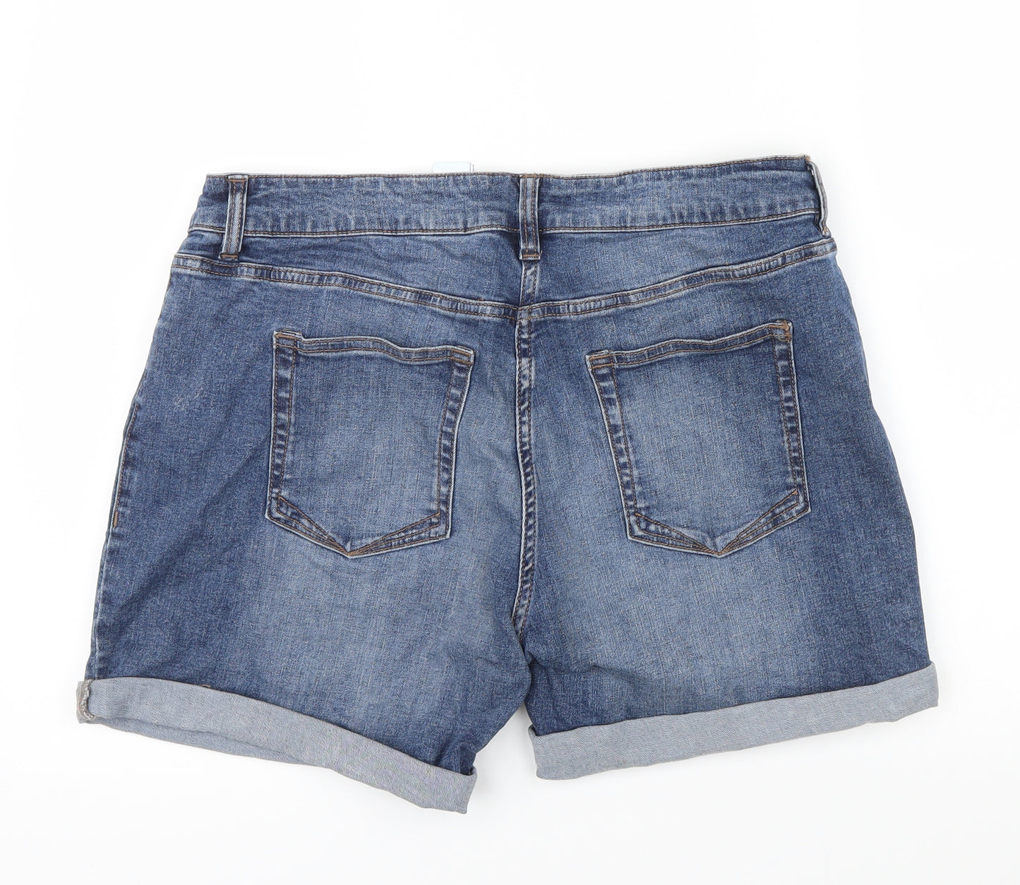 NEXT Womens Blue   Boyfriend Shorts Size 14