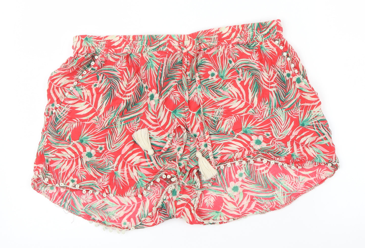 Primark Womens Multicoloured Geometric  Bermuda Shorts Size 12