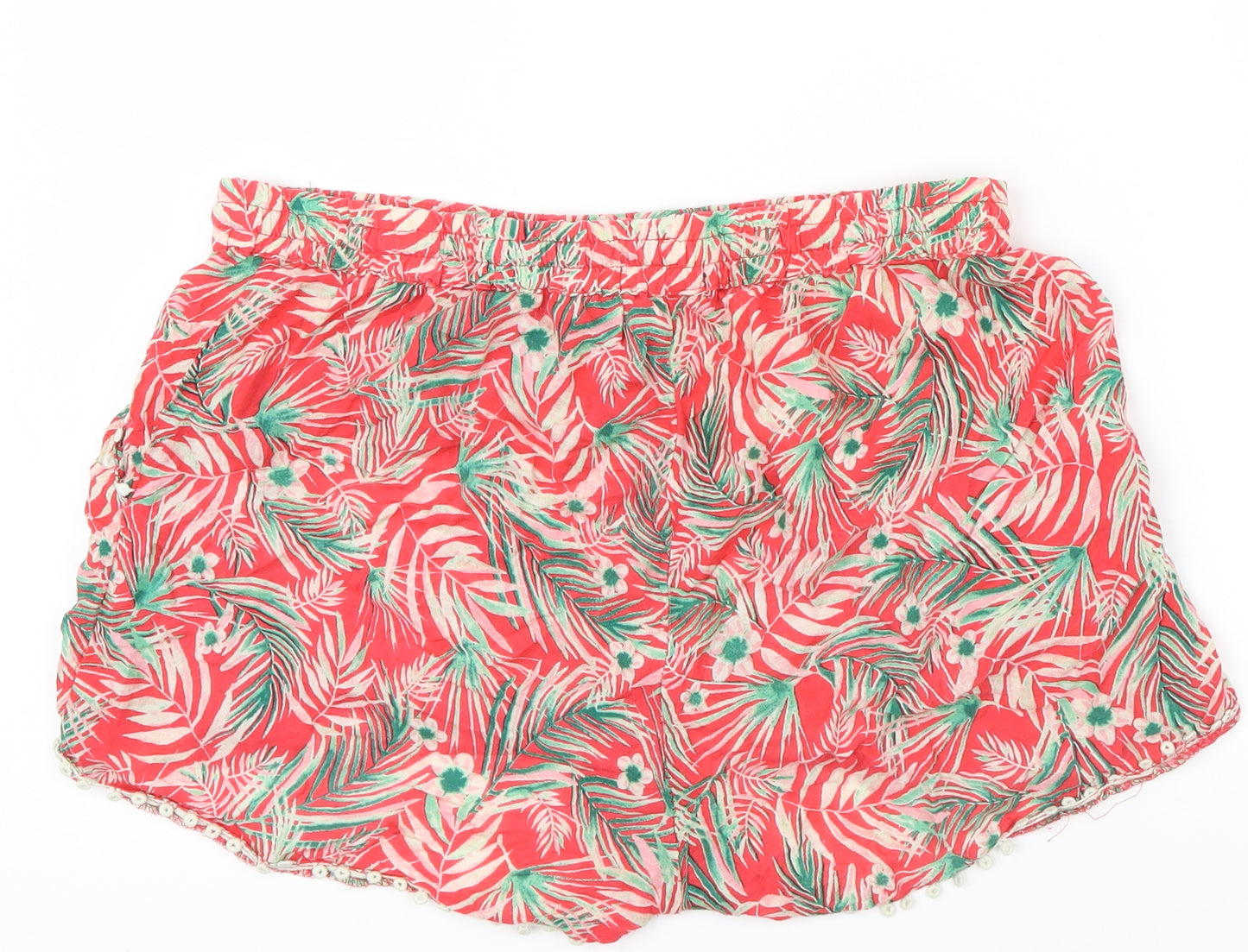 Primark Womens Multicoloured Geometric  Bermuda Shorts Size 12