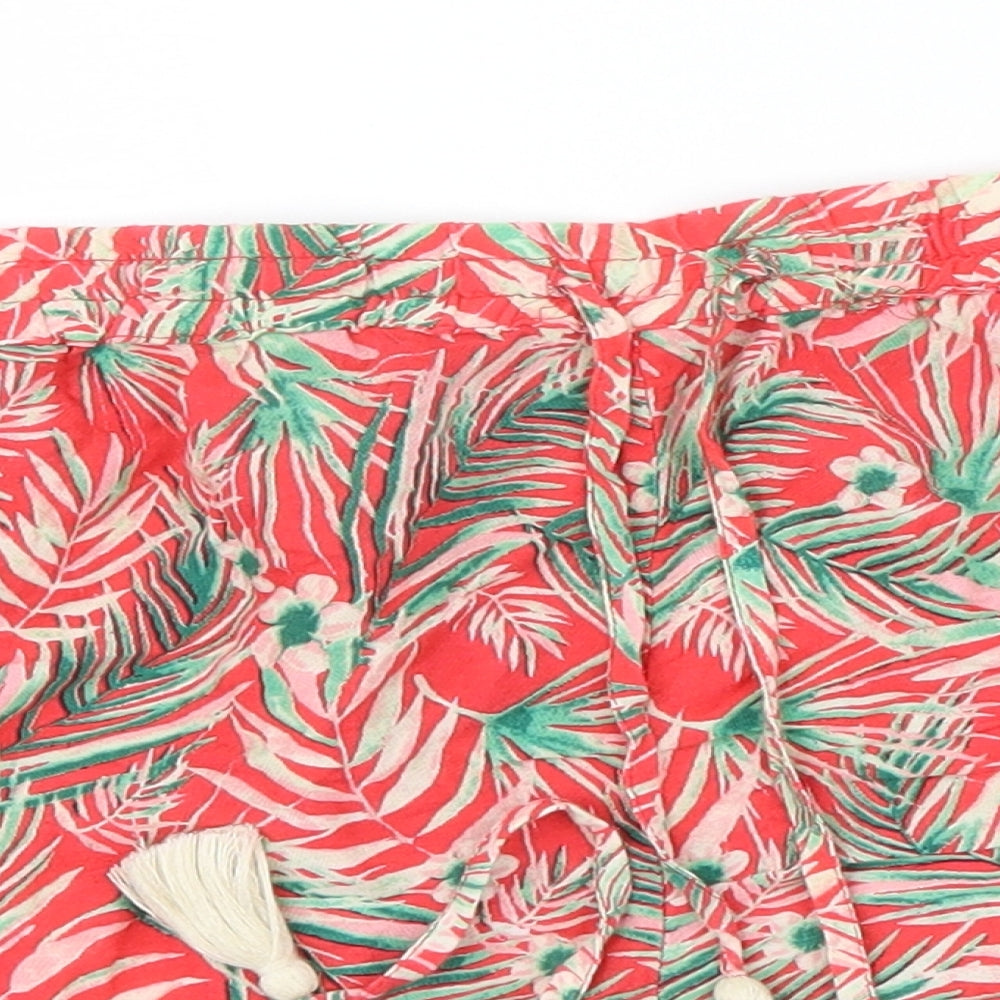 Primark Womens Multicoloured Geometric  Bermuda Shorts Size 12