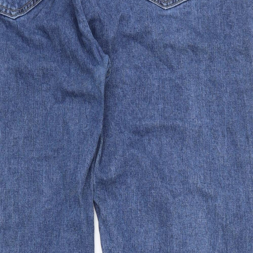 ALICE&YOU Womens Blue Floral  Straight Jeans Size 24 L29 in