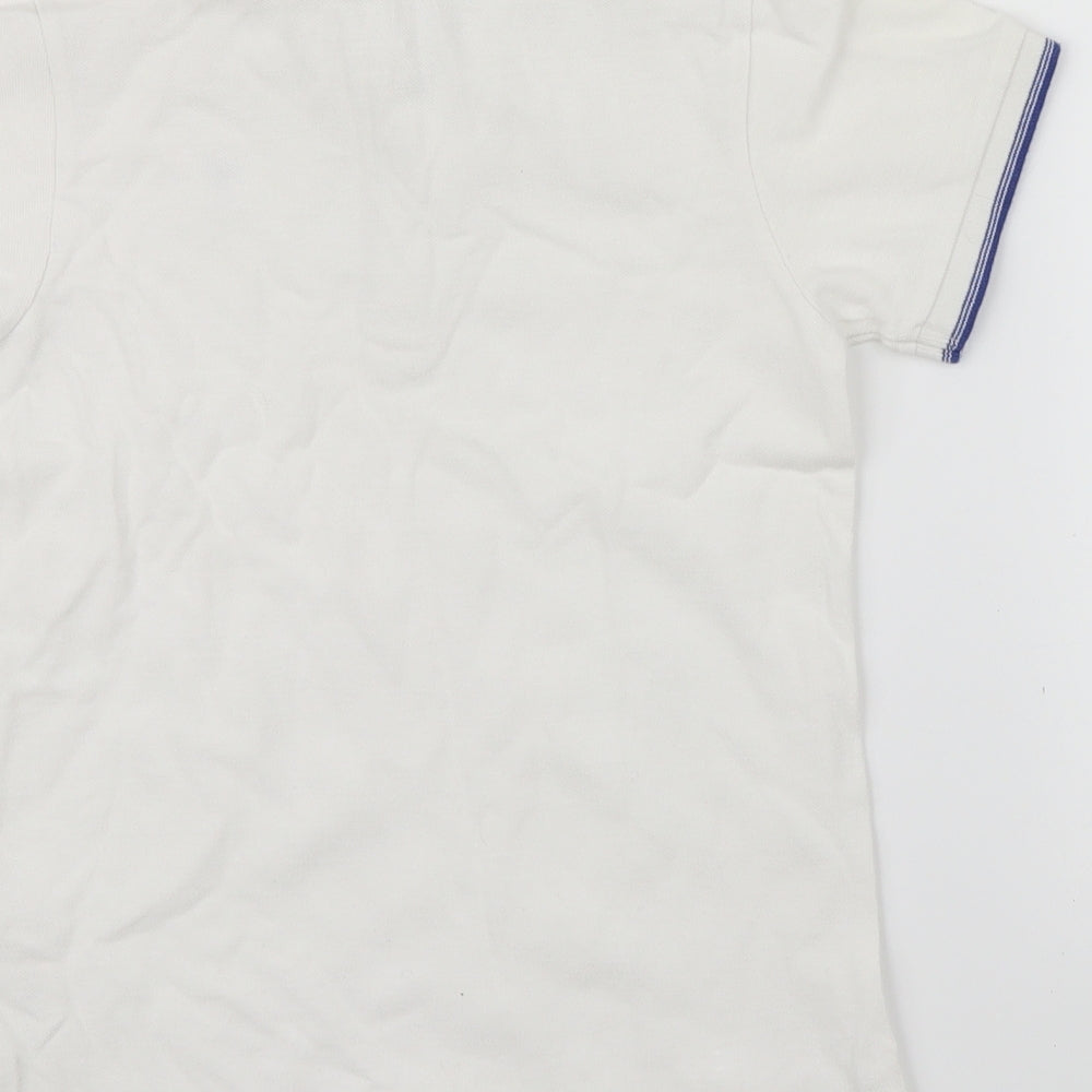 George Boys White   Basic Polo Size 7-8 Years