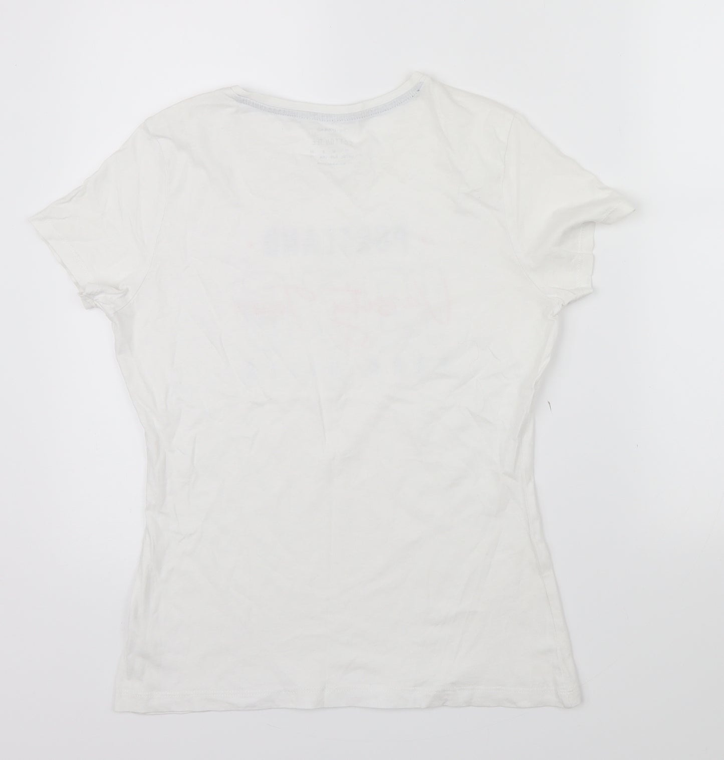 Primark Womens White   Basic T-Shirt Size 12  - portland