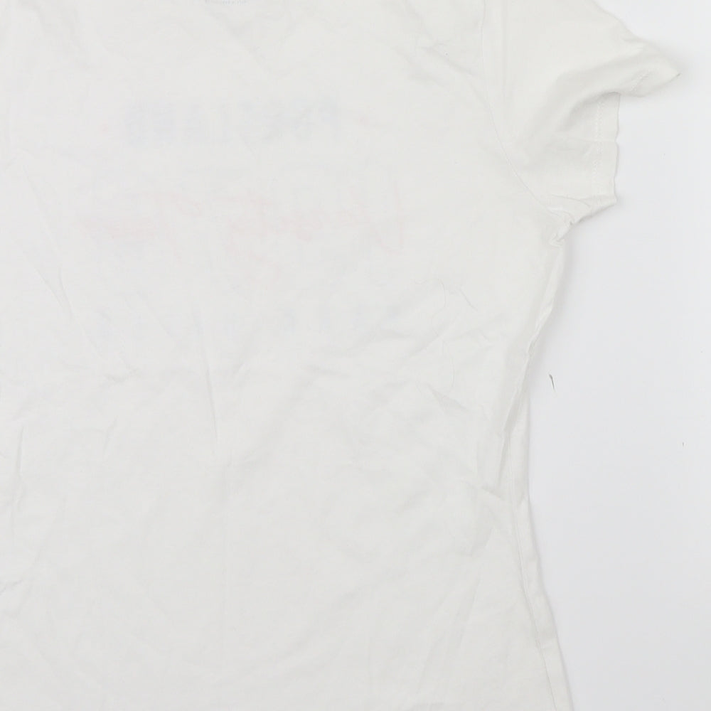 Primark Womens White   Basic T-Shirt Size 12  - portland