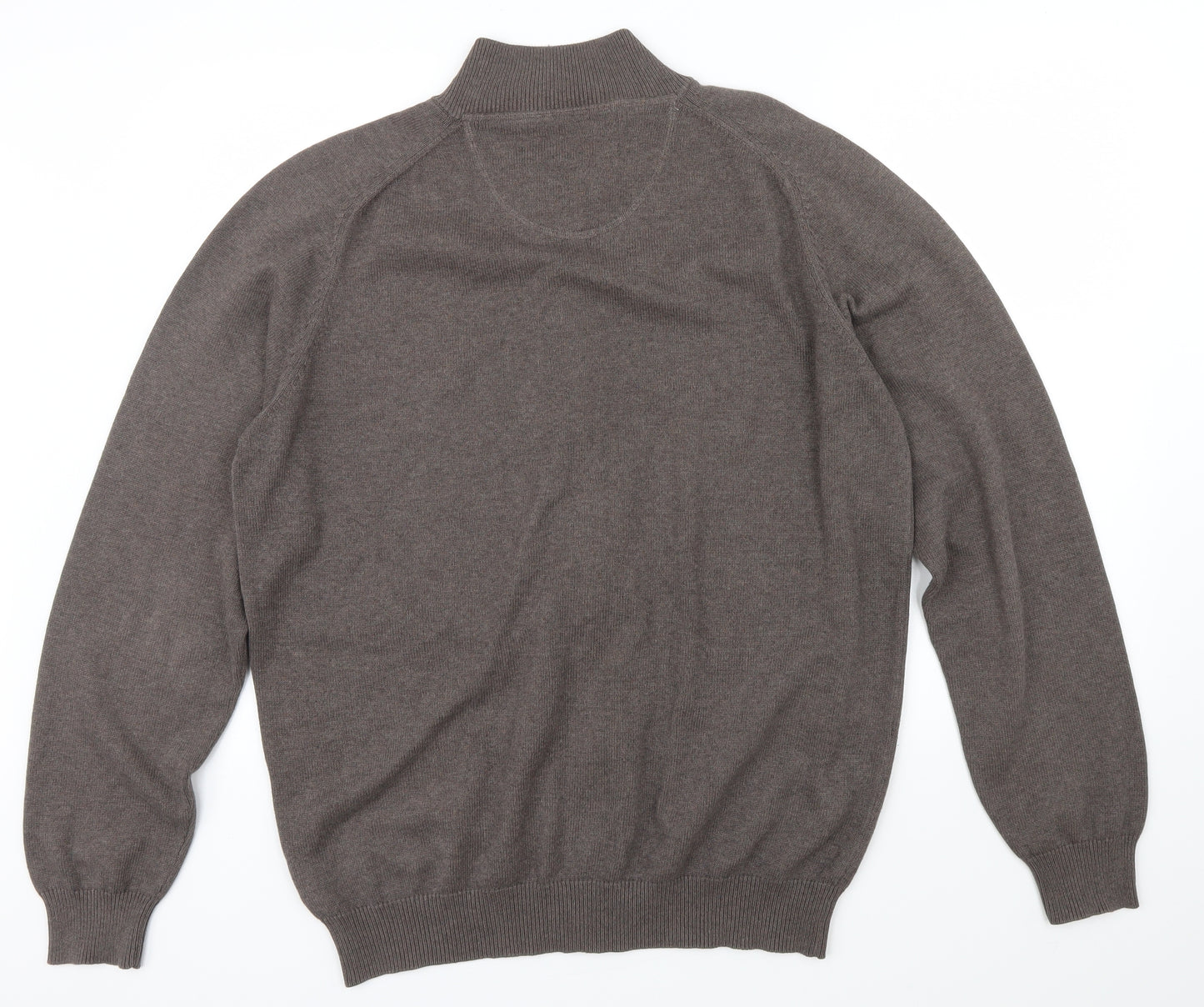 Fynch-Hatton Mens Brown   Full Zip Jumper Size XL