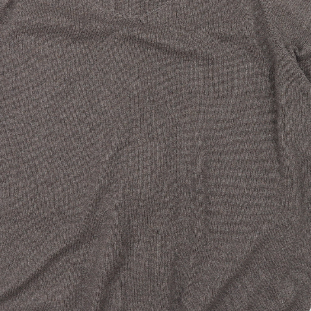 Fynch-Hatton Mens Brown   Full Zip Jumper Size XL