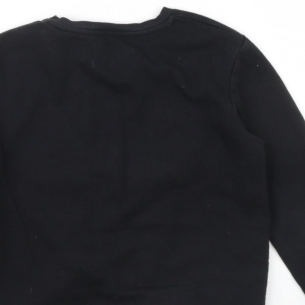PEP&CO Girls Black   Pullover Sweatshirt Size 6-7 Years  - Limited Edition