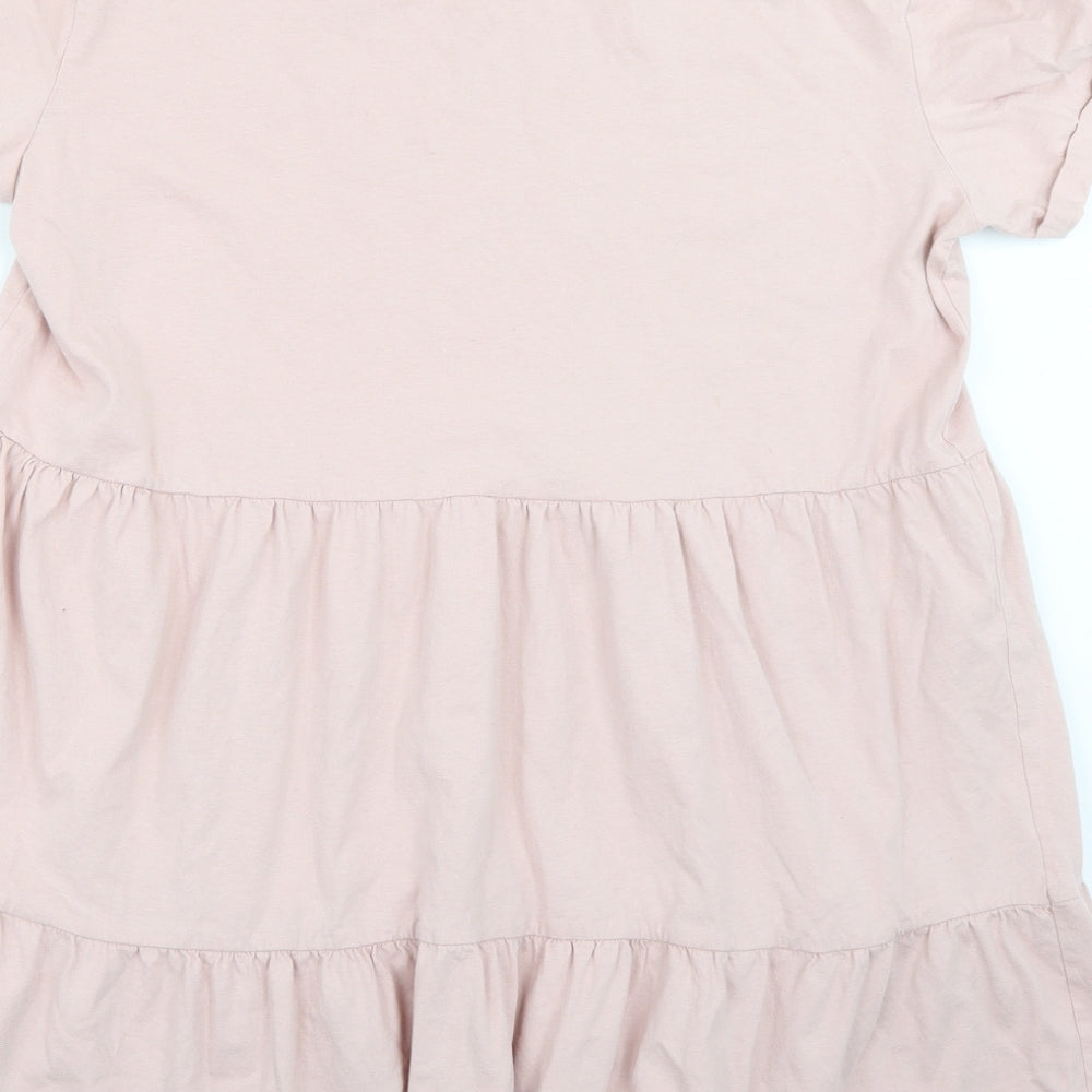 Newlook Womens Pink   Basic T-Shirt Size 16