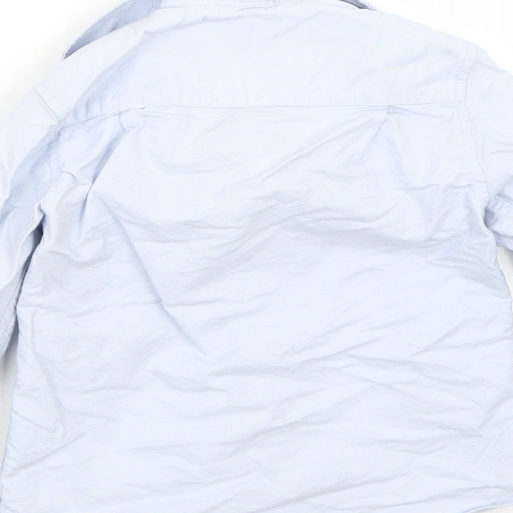 George Boys Blue   Basic Button-Up Size 4-5 Years