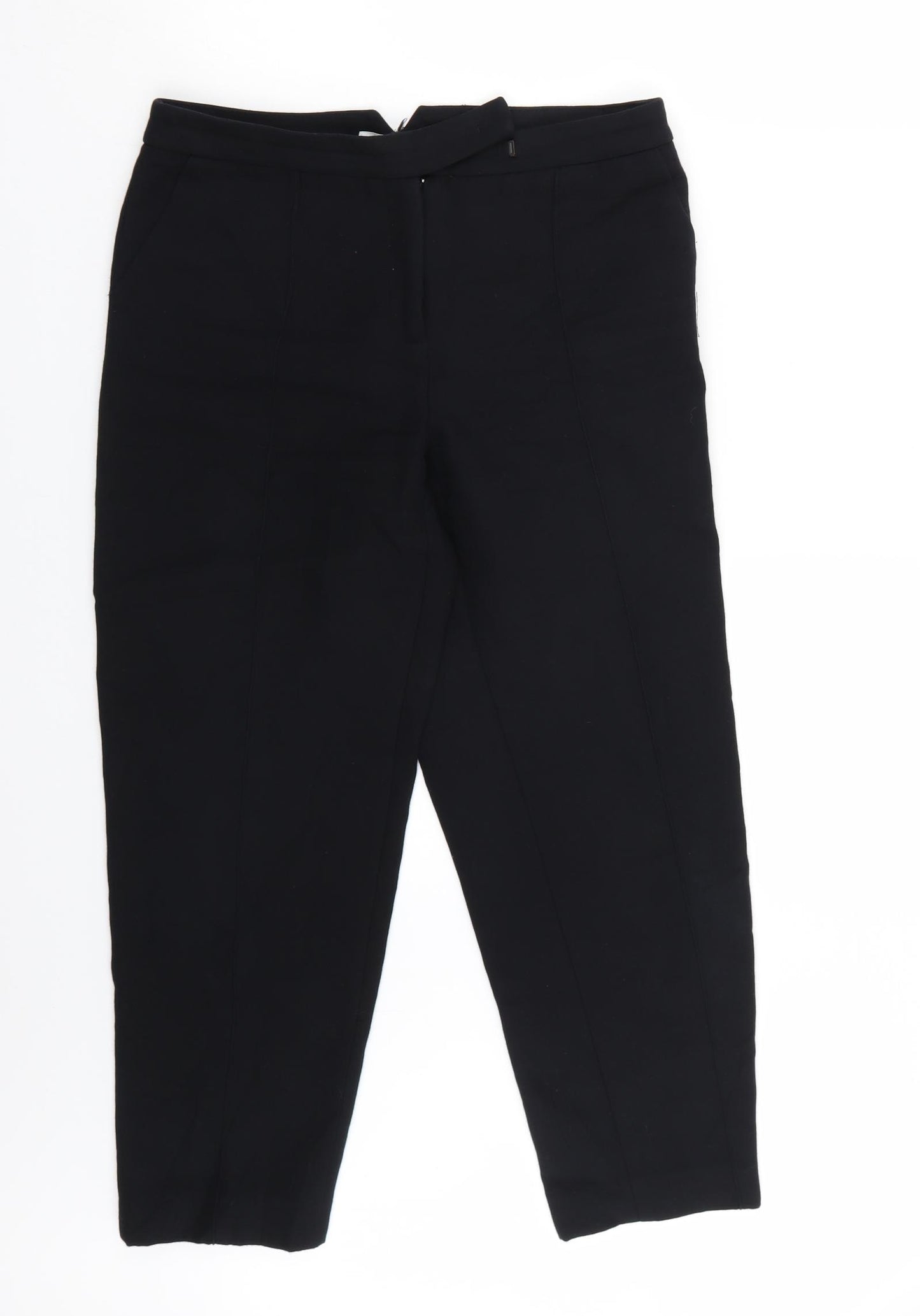 Gerald Darel Womens Black   Cropped Trousers Size 38 L26 in