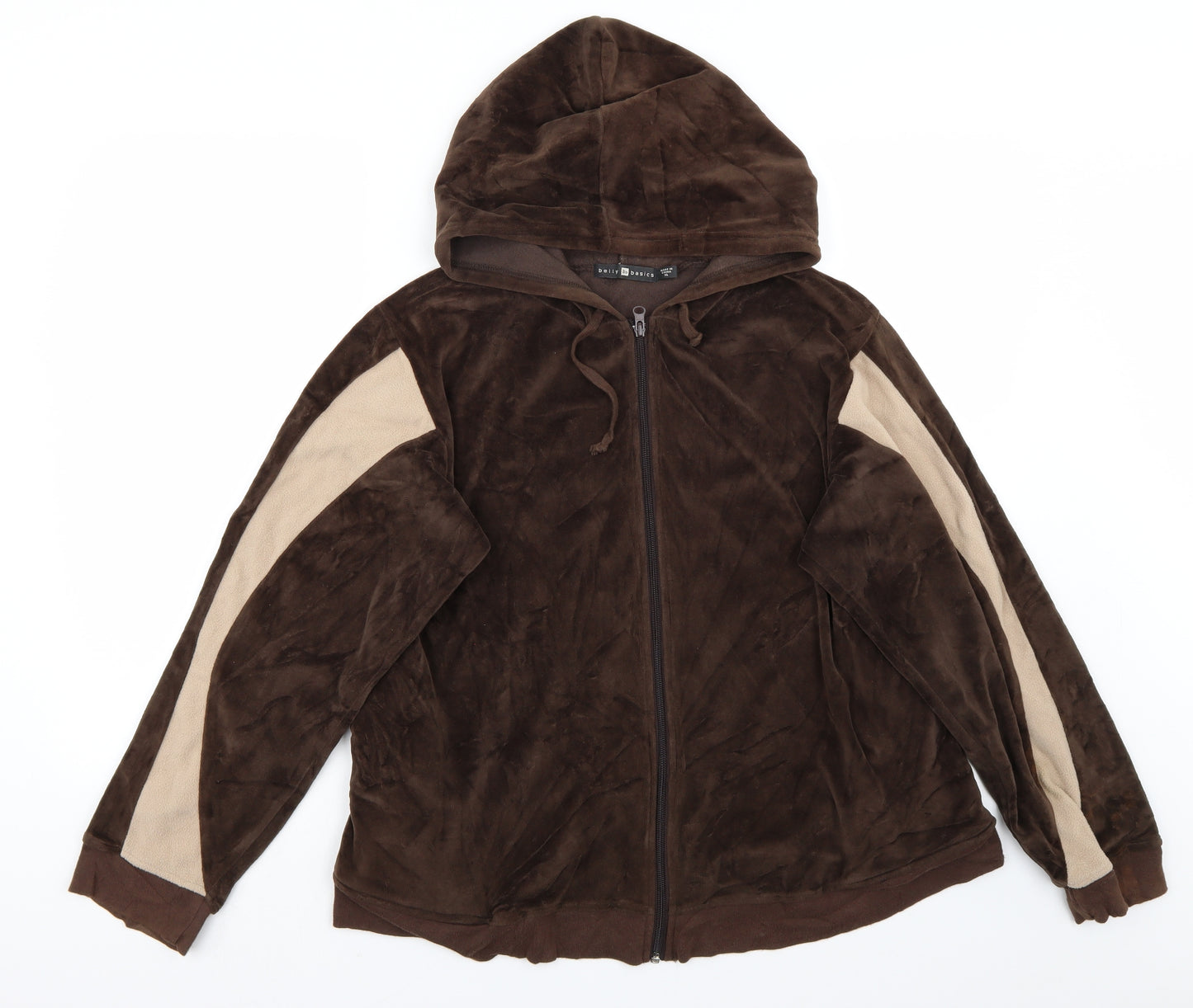 Belly Basics Womens Brown   Jacket Coat Size XL