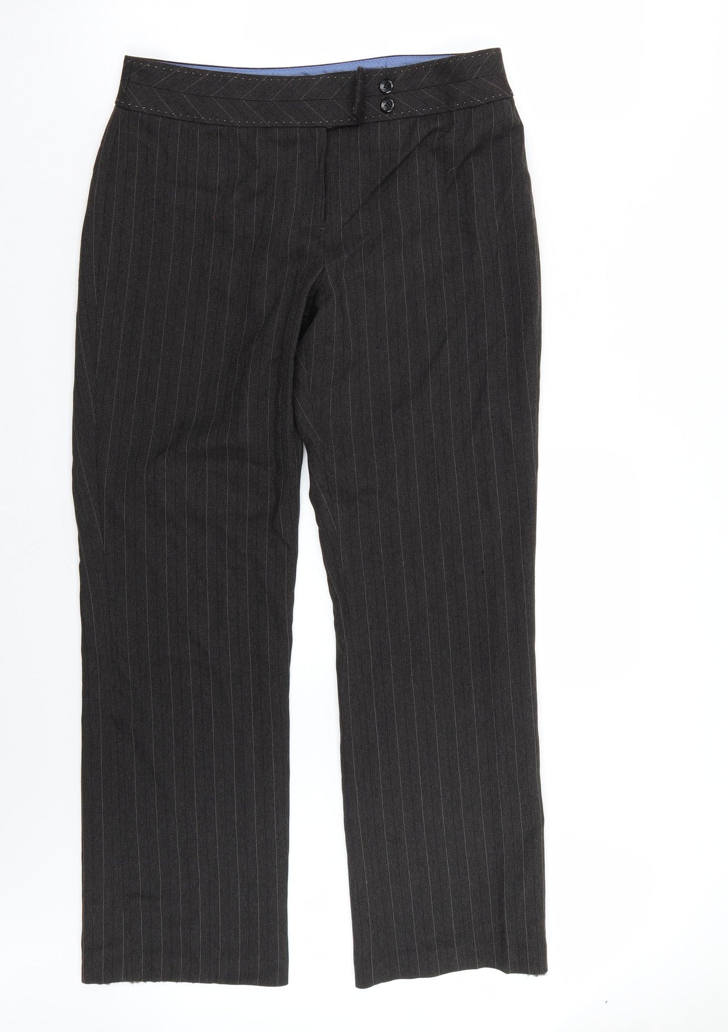 F&F Womens Grey   Trousers  Size 12 L28.5 in