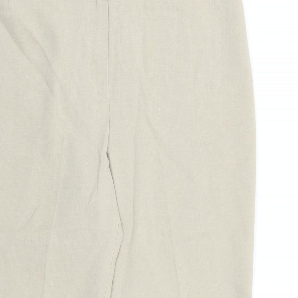 Marks and Spencer Womens Beige   Trousers  Size 16 L28 in