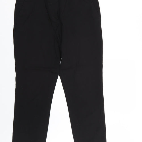 H&M Womens Black   Trousers  Size 6 L29 in