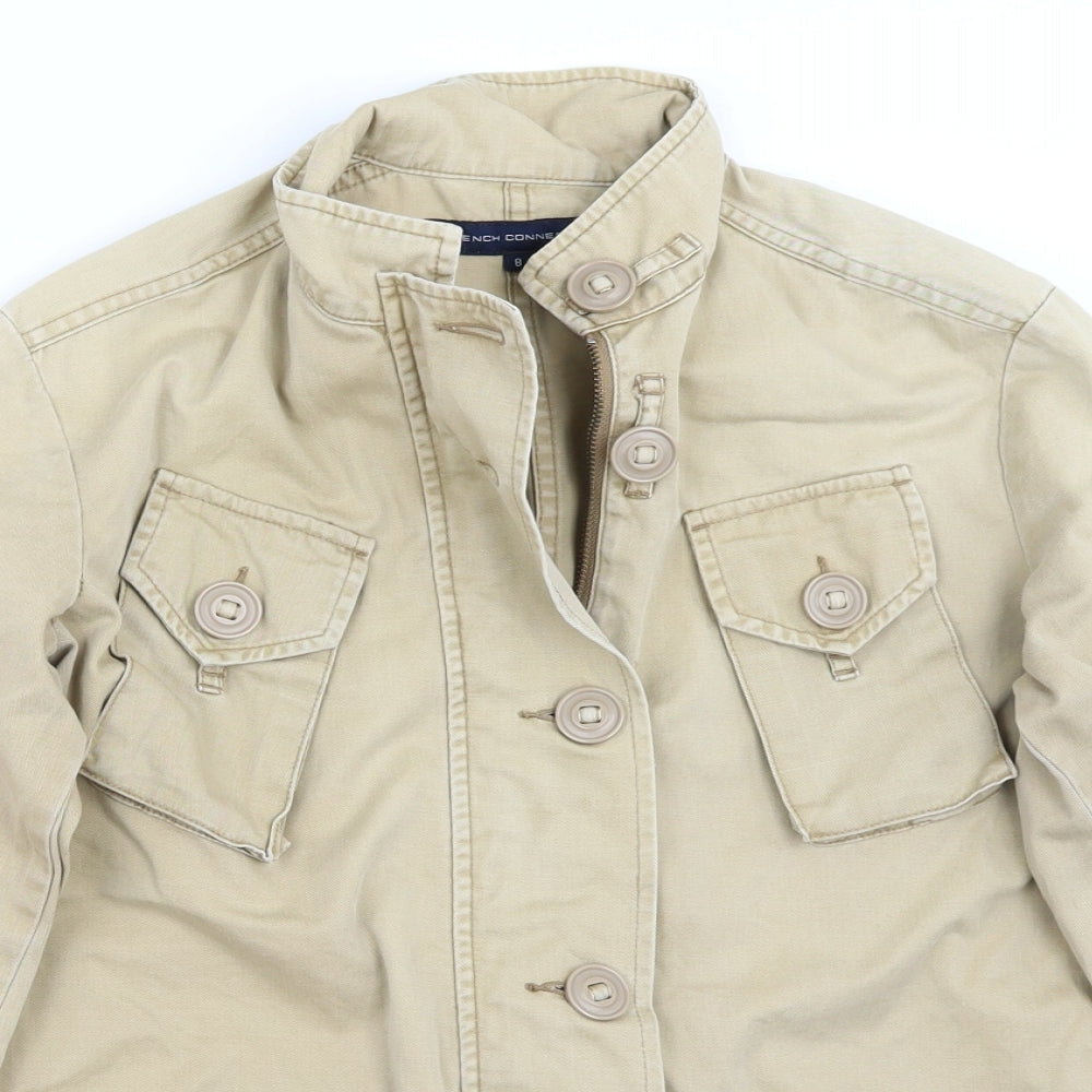 French Connection Womens Beige   Jacket Coat Size 8