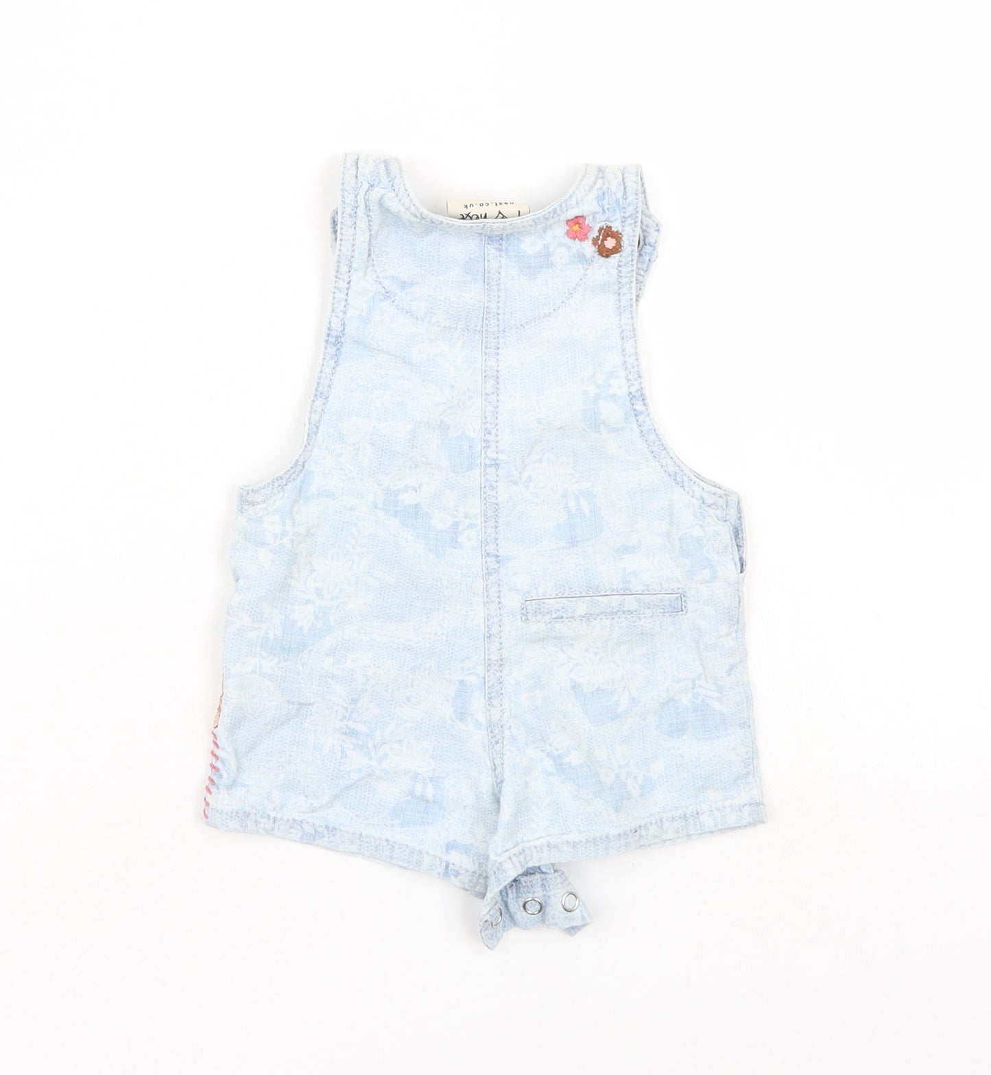 NEXT Girls Blue   Dungaree One-Piece Size 6-9 Months