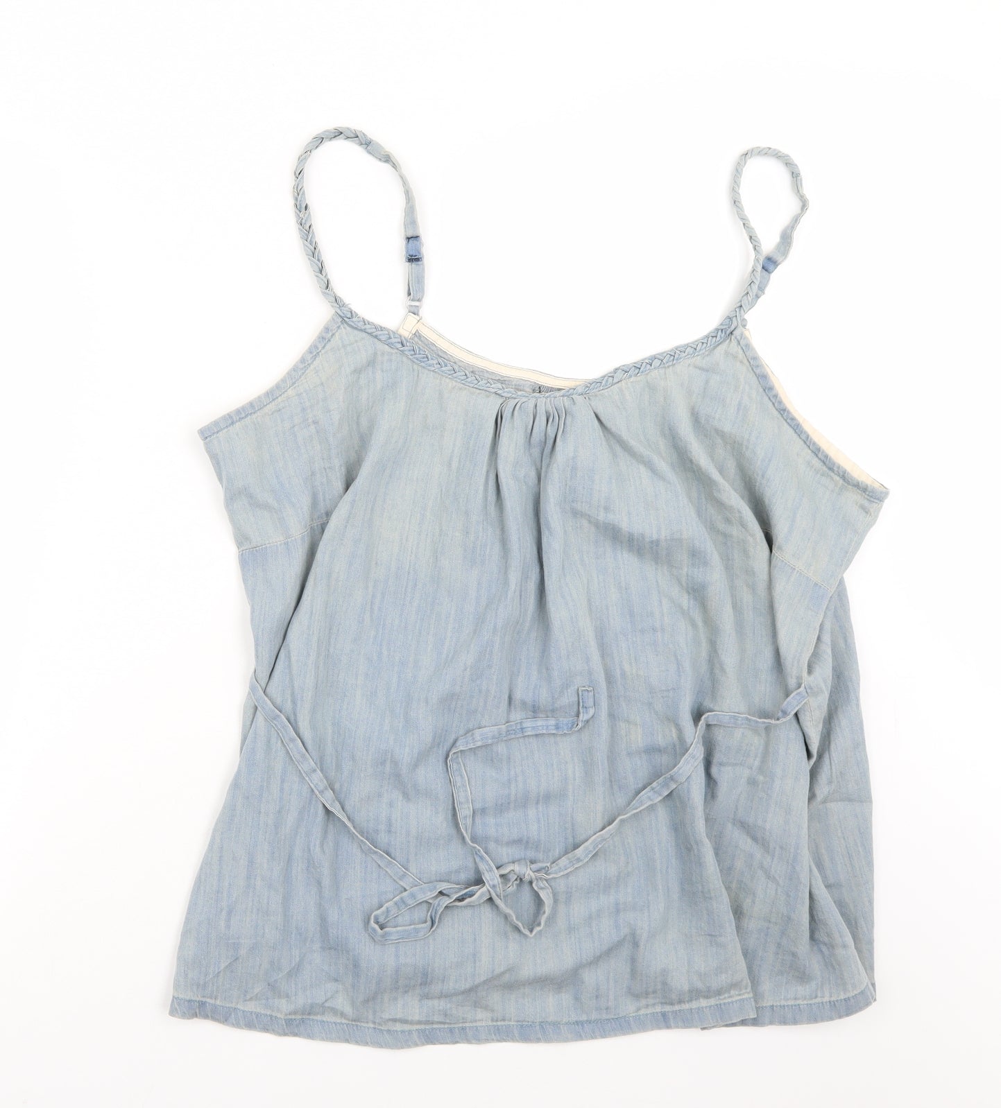 Angel ribbons Womens Blue   Basic Tank Size 26