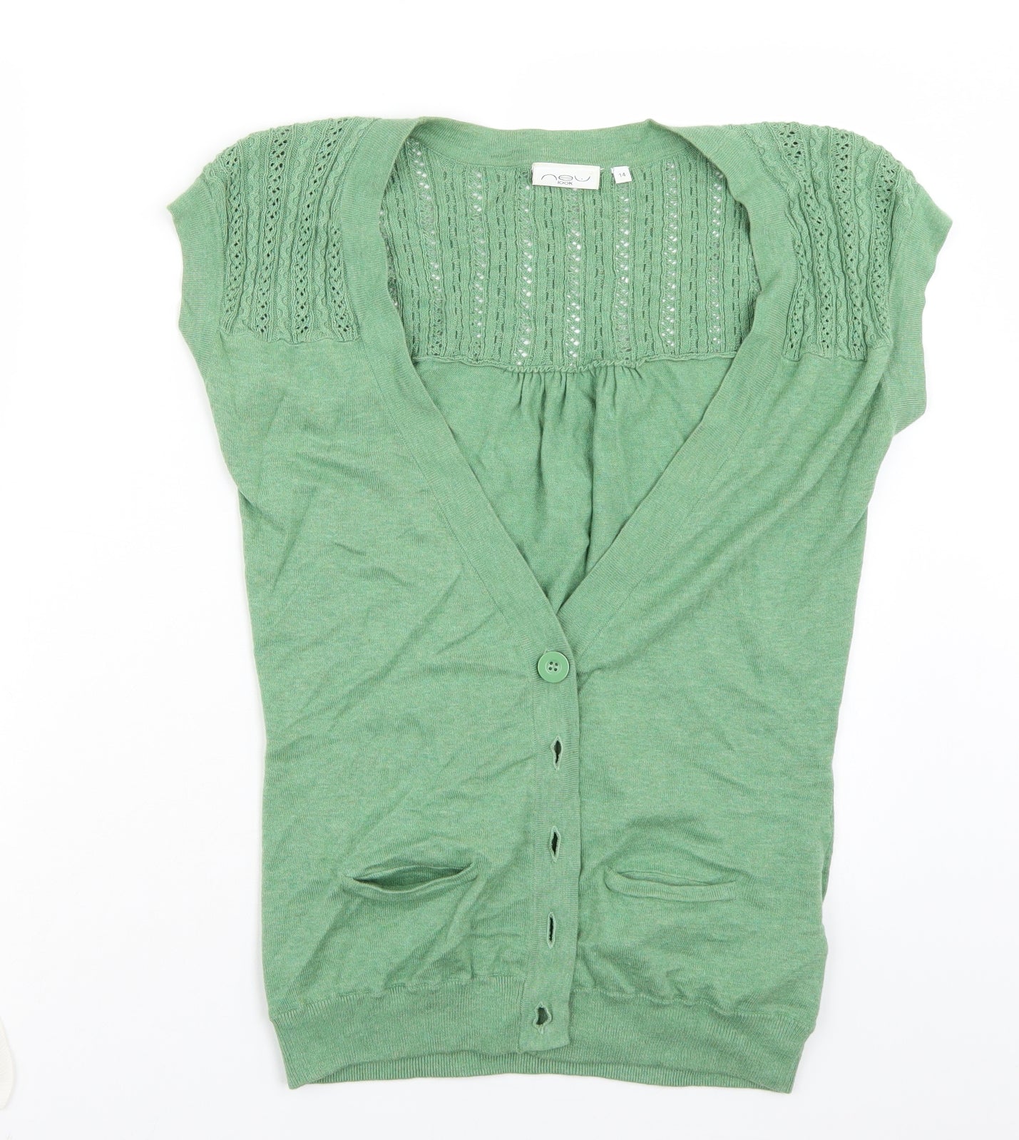 Newlook Womens Green   Cardigan Jumper Size 14