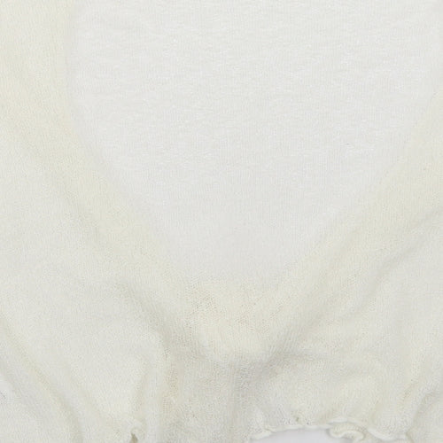 BM Womens White   Cape Jumper Size XL