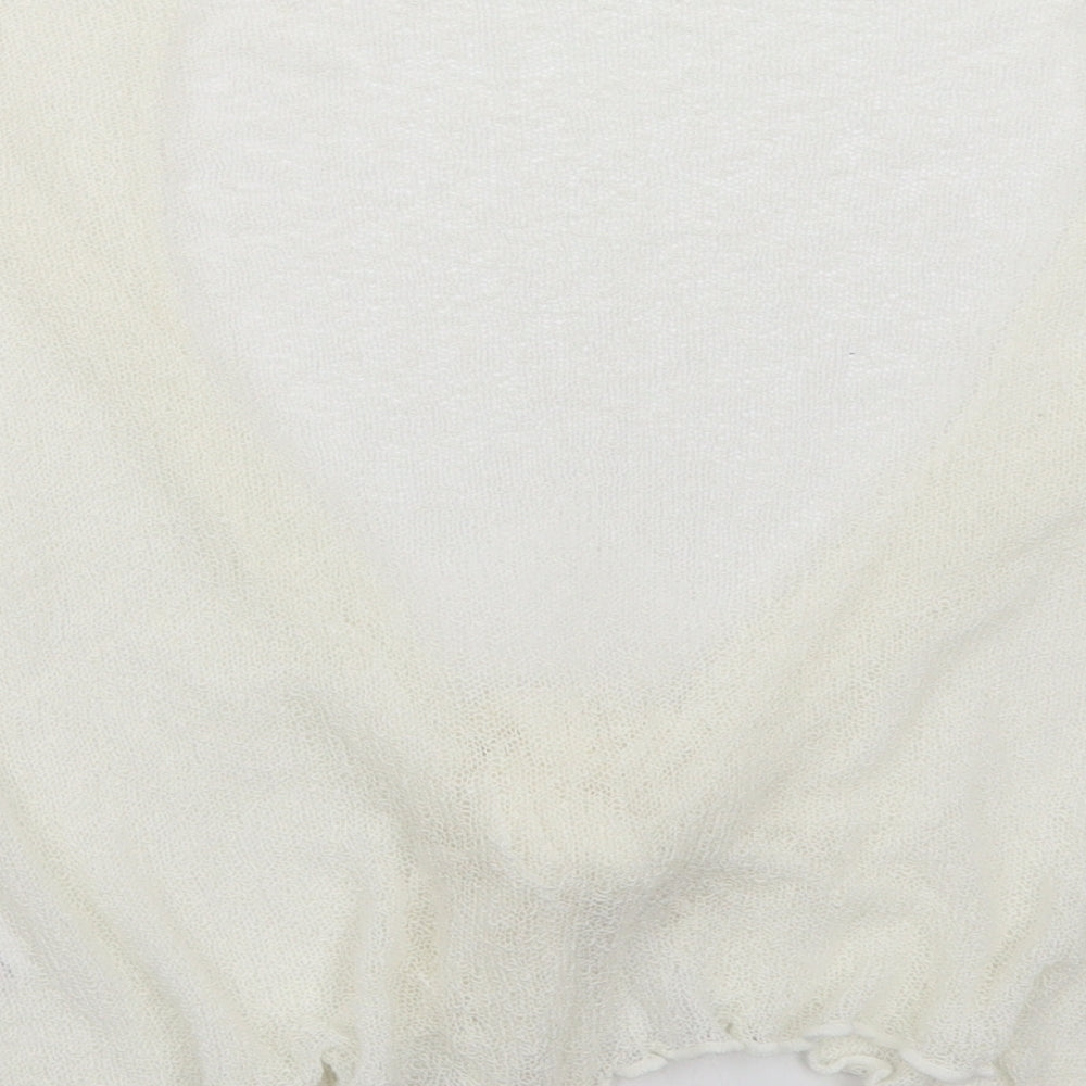 BM Womens White   Cape Jumper Size XL