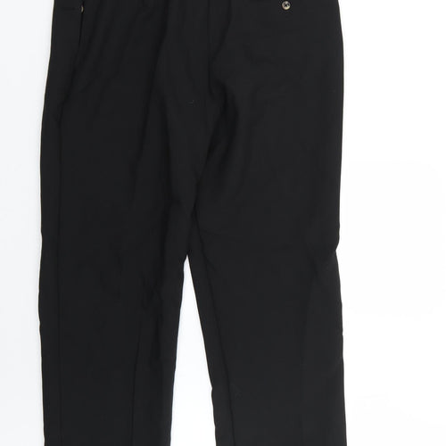 Marks and Spencer Womens Black   Trousers  Size 10 L28 in