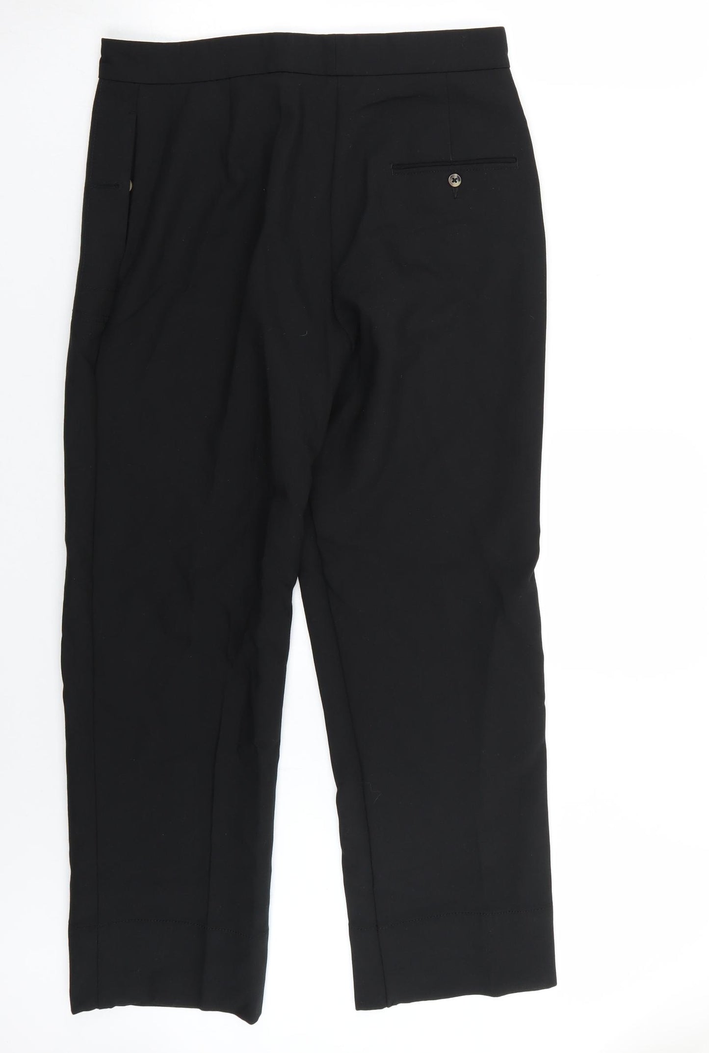 Marks and Spencer Womens Black   Trousers  Size 10 L28 in