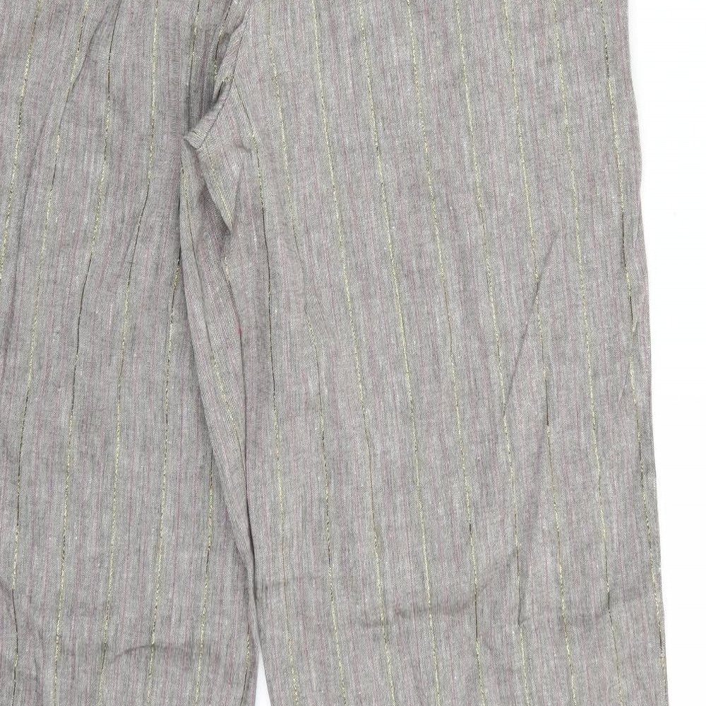 Marks and Spencer Womens Grey   Trousers  Size 14 L33 in