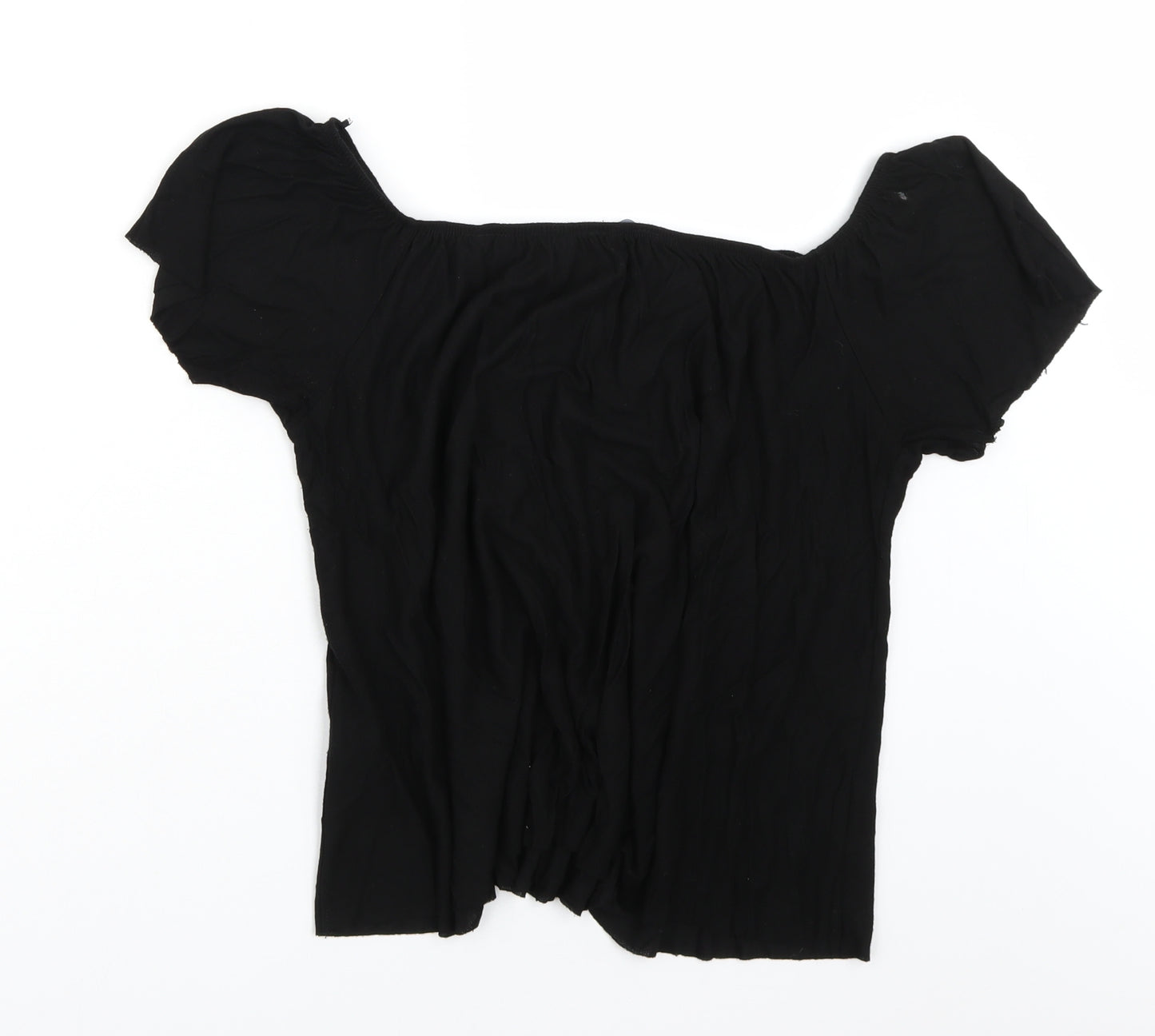 Preworn Womens Black   Basic T-Shirt Size 14