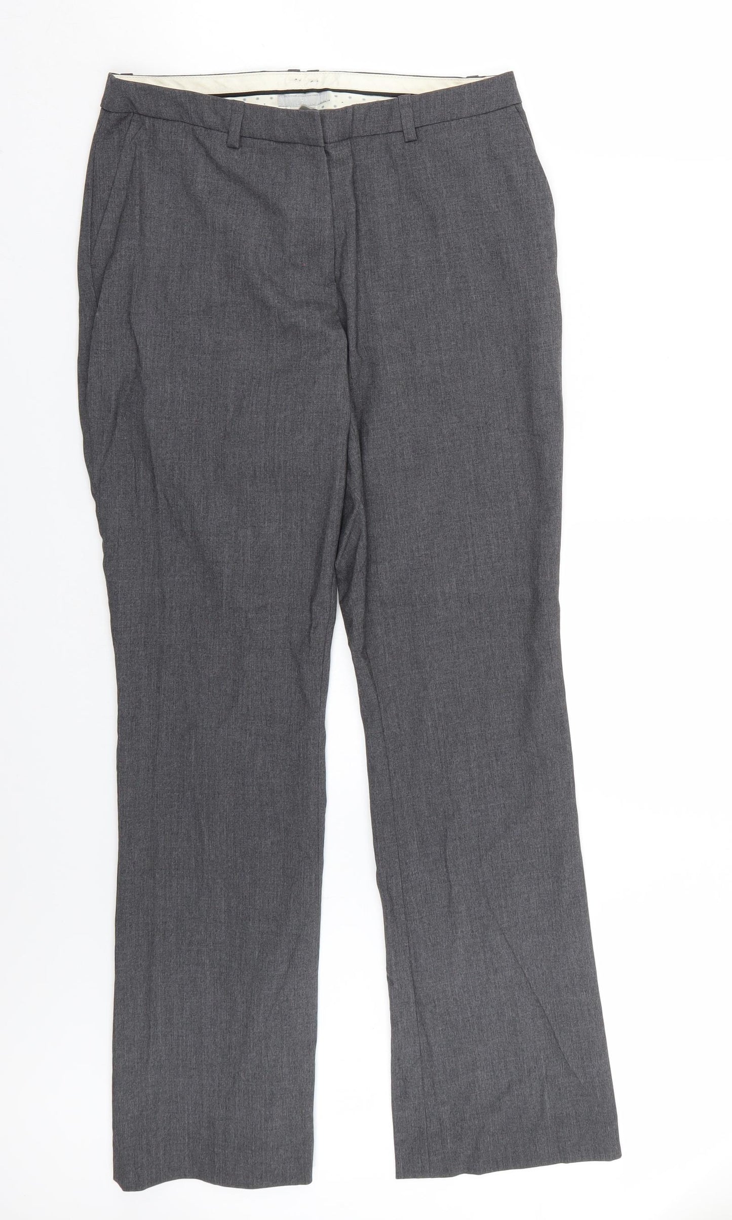 H&M Womens Grey   Trousers  Size 8 L30 in