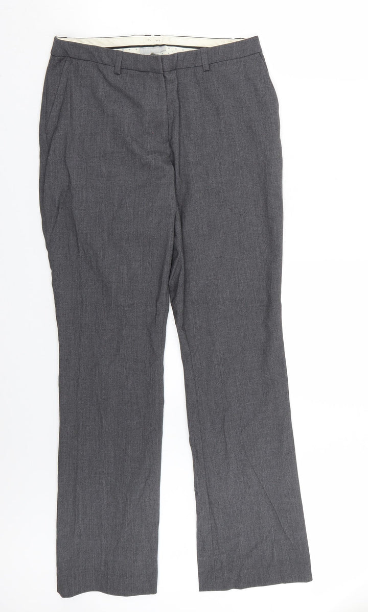 H&M Womens Grey   Trousers  Size 8 L30 in