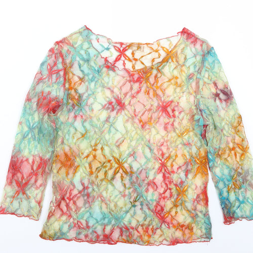 Lakelands Womens Multicoloured   Basic T-Shirt Size 14