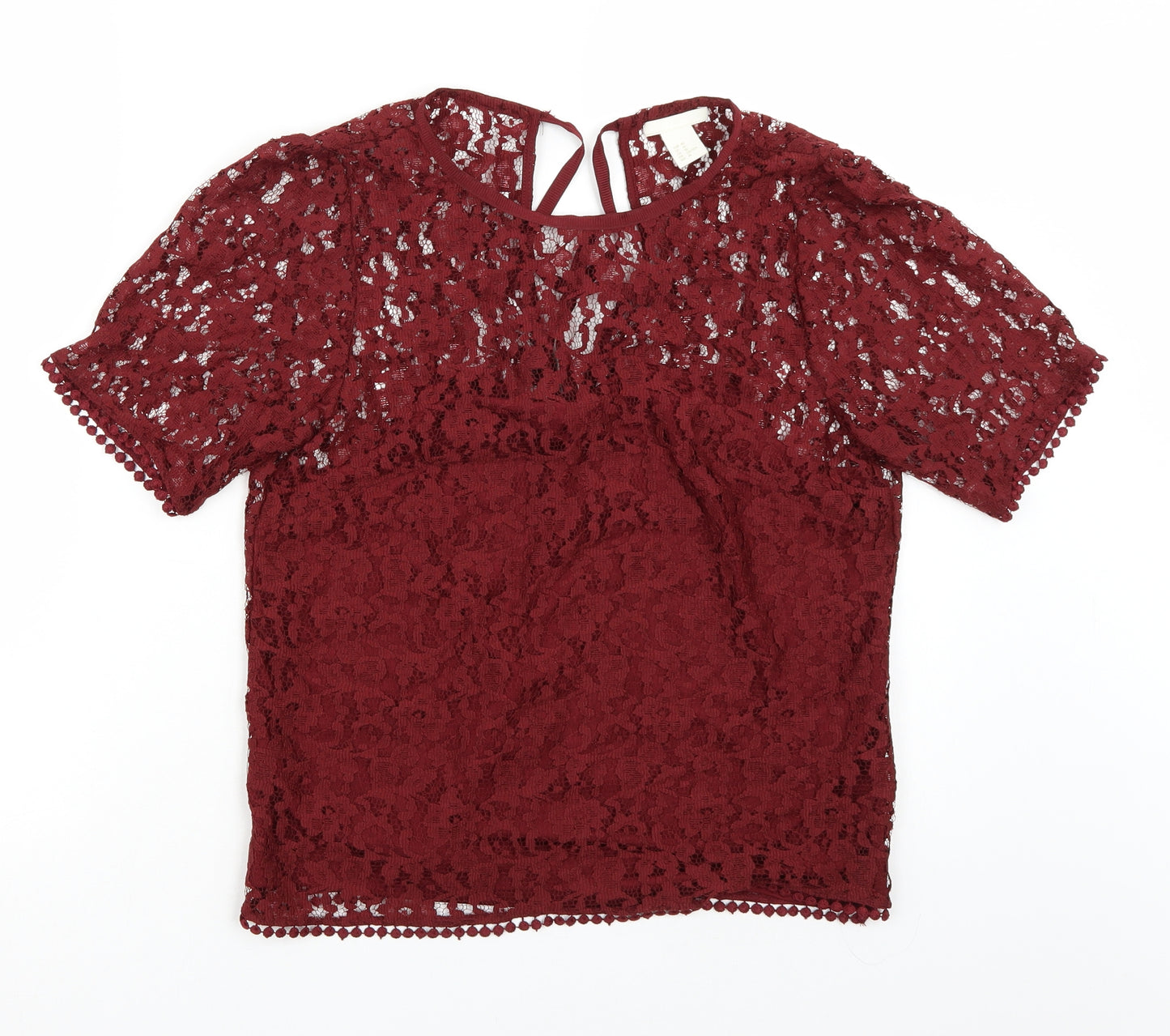 H&M Womens Brown   Basic T-Shirt Size 10