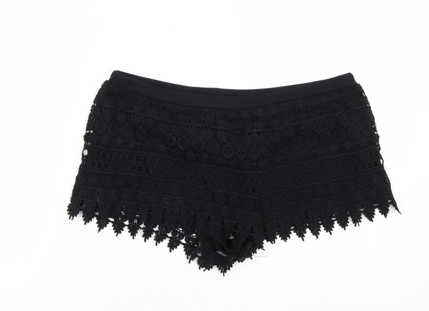 H&M Womens Black   Sweat Shorts Size L