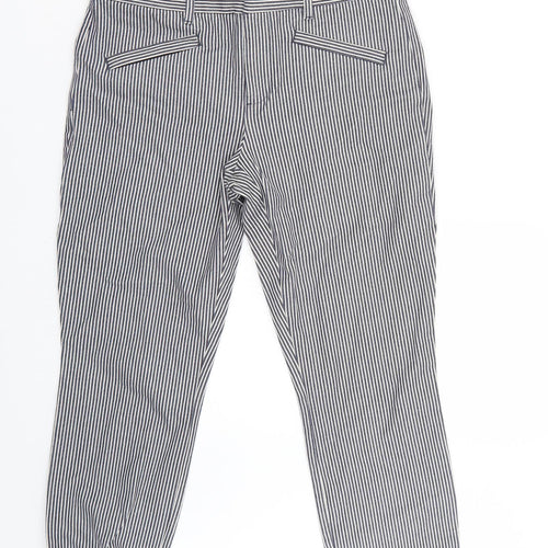 Gap Womens Blue Striped  Trousers  Size 4 L23 in
